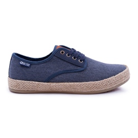 Muške tenisice Espadrilles Big Star Navy Blue AA174174 mornarsko plava
