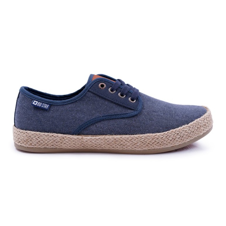 Muške tenisice Espadrilles Big Star Navy Blue AA174174 mornarsko plava