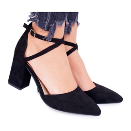 PS1 Ženske pumpe na petu u Spitz Black Cosmu crna