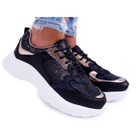 Moow Ženske sportske cipele Black Rendy crna žuta boja