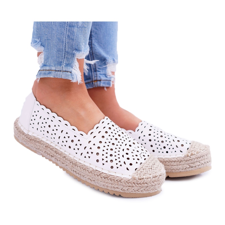HAN Ženske espadrile, Slip-on White Satisfaction bijela
