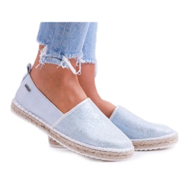 Ženske espadrile Big Star pletene potplate DD274767 plava