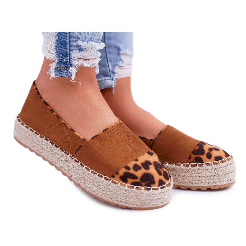 Ženske espadrile Camel Platform Ringer smeđa