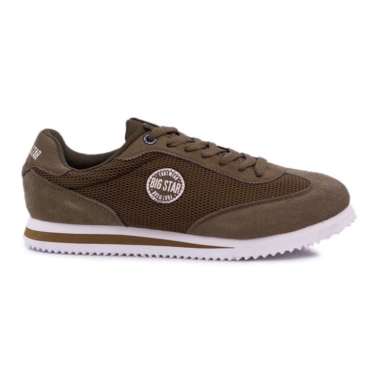 Muške sportske cipele Big Star Khaki DD174088 zelena