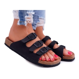 Ženske crne papuče Big Star DD274139 crna