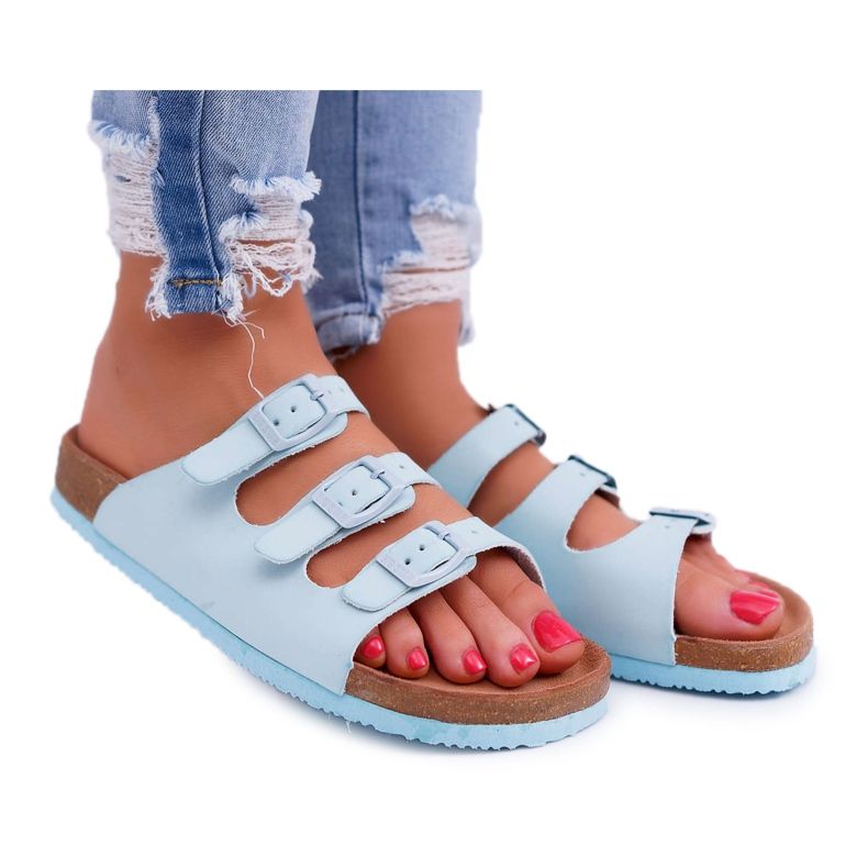 Ženske papuče Svijetloplava Big Star DD274137