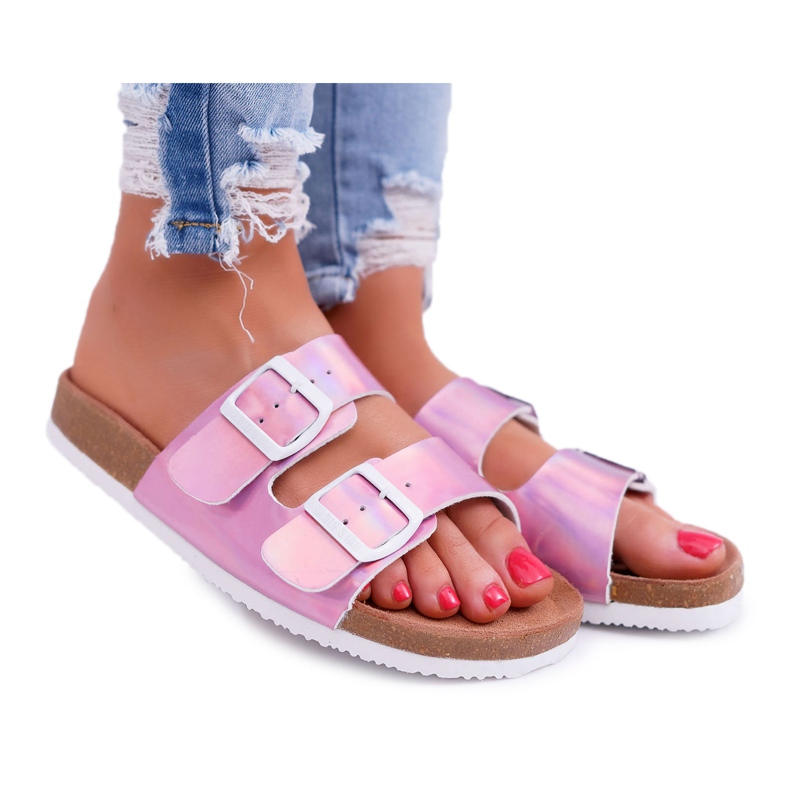 Ženske ljubičaste papuče Big Star DD274136 ljubičasta