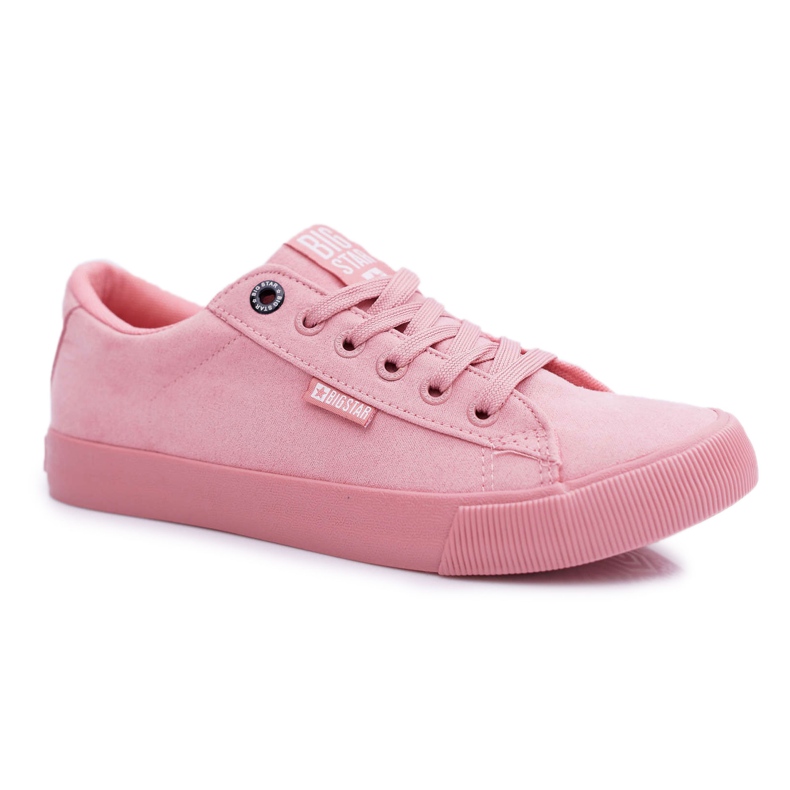 Ženske tenisice Big Star Suede Pink EE274047 ružičasta