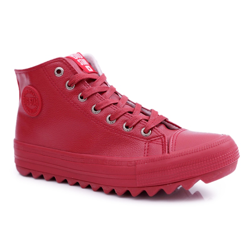 Ženske tenisice Big Star High Warm Red EE274112 crvena