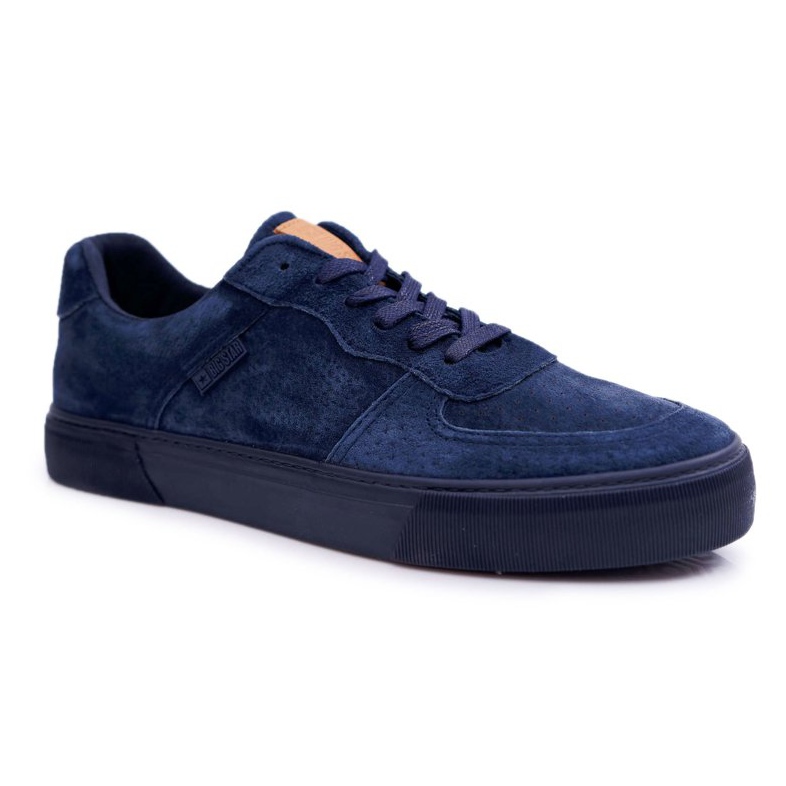 Muške tenisice Big Star Suede Navy Blue EE174363 mornarsko plava