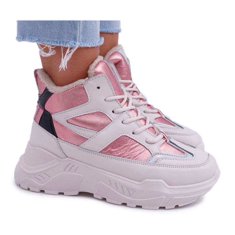 Ženske sportske cipele Pink Warm Midrow ružičasta