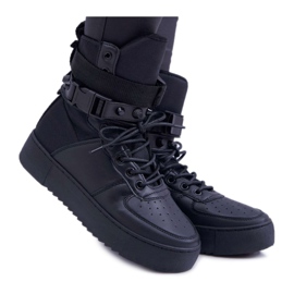 Ženske sportske cipele Crni pojasevi od potresa crna