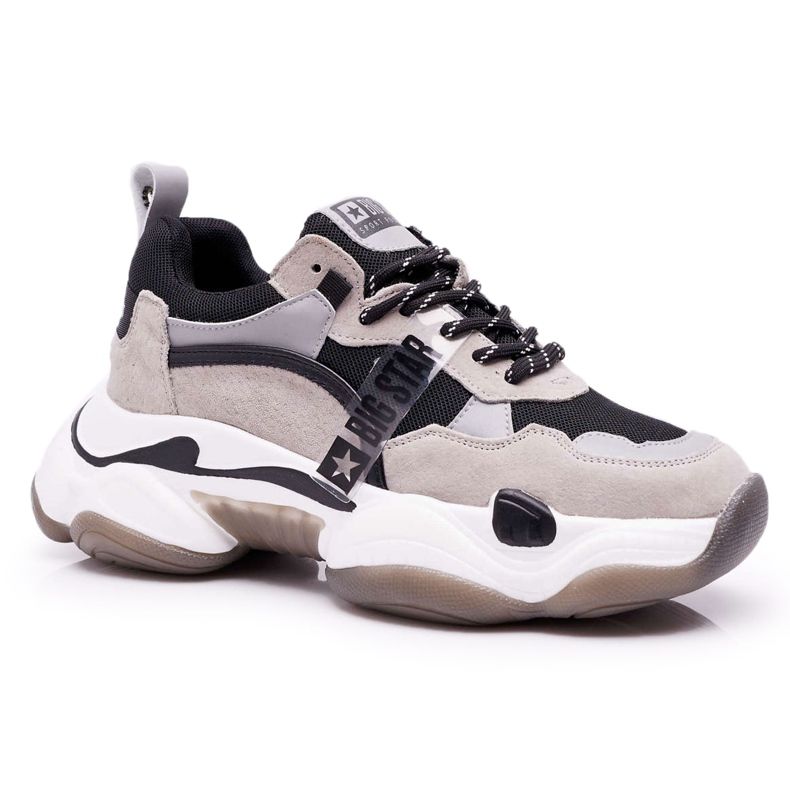 Ženske sportske cipele Big Star Daniel Lopez Grey FF274427 siva