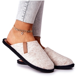 Ženske kućne papuče Big Star Bež D267862A