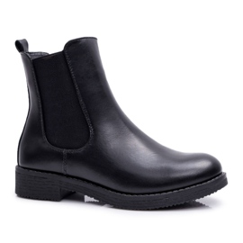 EVE Ženske čizme Jodhpur crne 8BT35-1489 crno