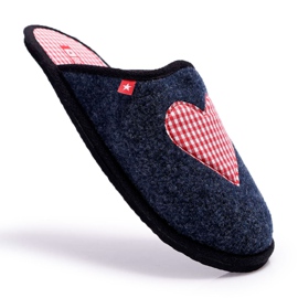 Ženske kućne papuče Big Star Navy Blue D267800A tamnoplava