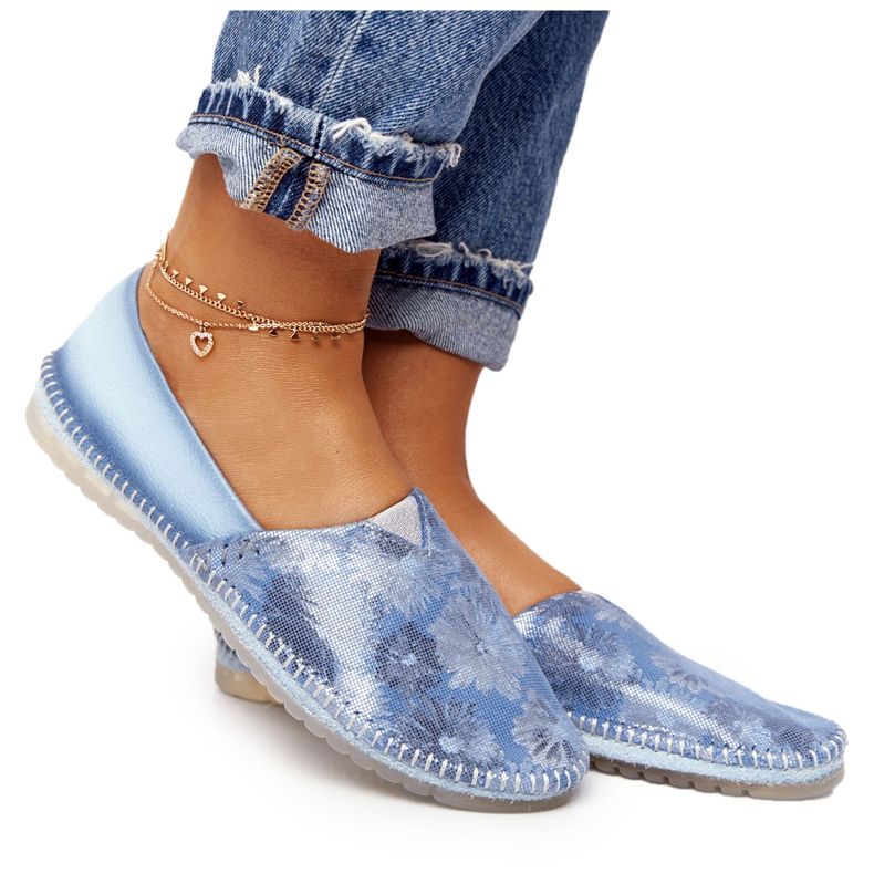 Ženske plave balerinke Maciejka 01930-72 / 00-0 plava