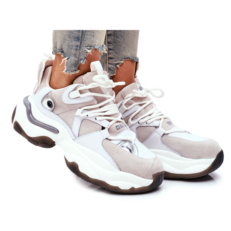 Ženske sportske cipele Big Star by Daniel Lopez White FF274A576 bijela