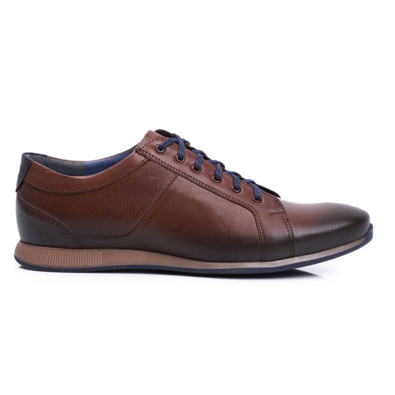 Muške cipele Brogues Casual Nikopol Leather Brown 1730 smeđa