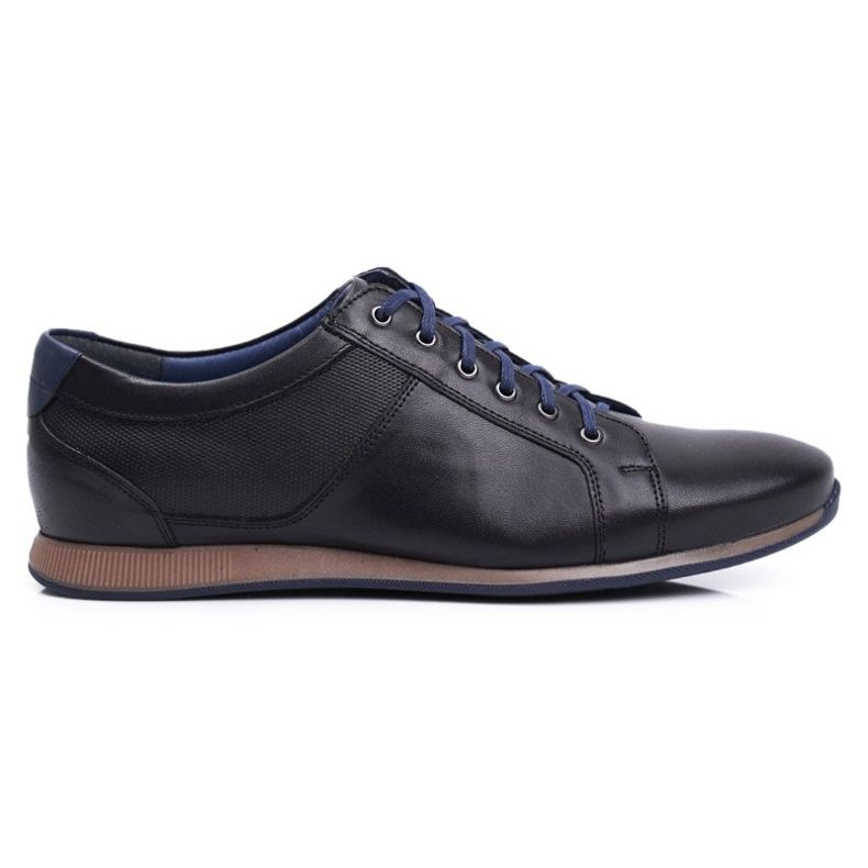 Muške cipele Brogues Casual Nikopol Leather Black 1730 crno