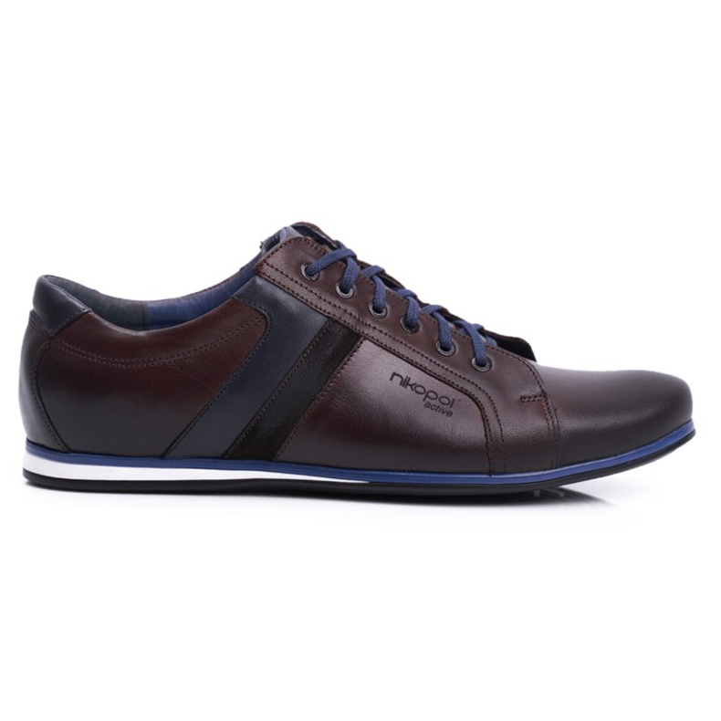 Muške cipele Brogues Casual Nikopol Leather Brown 1721 smeđa
