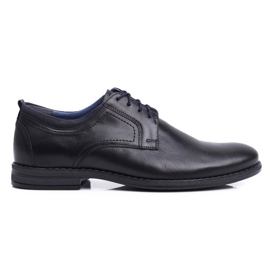Muške cipele Brogues Casual Nikopol Leather Black 1726 crna