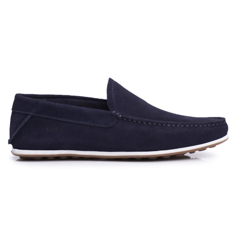 Muške mokasine GOE Navy Blue Nubuck FF1N3059 mornarsko plava