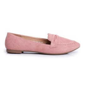 BUGO Ženske mokasine Suede CH-1M6 Pink Laveria ružičasta