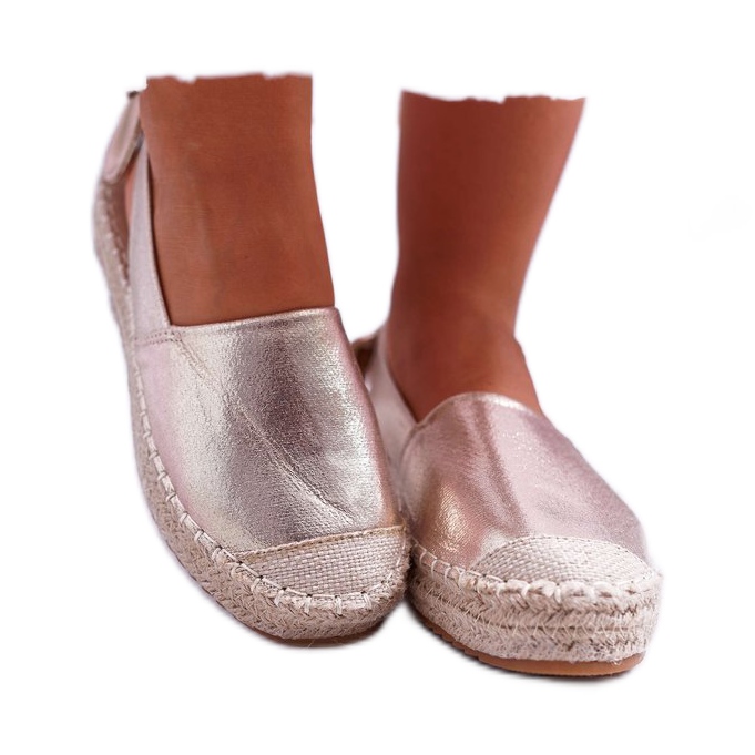 FRJ Ženske espadrile Golden Contour zlatna