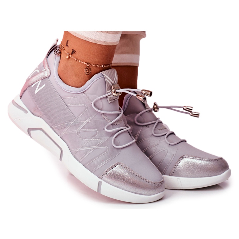 SEA Ženske sportske cipele s patentnim zatvaračem i utorom u sivom terfinu siva