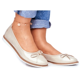 Ženske balerinke Sergio Leone zlatne BL612 zlatni