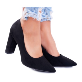 SEA Ženske pumpe na antilop crnoj jagodi crna