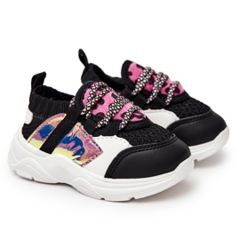 FRROCK Crne sportske cipele Velma za djecu crna
