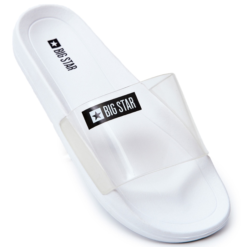 Ženske papuče Big Star prozirne bijele DD274A258 bijela