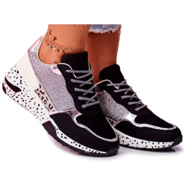 Ženske sportske cipele debele potplate crne Nokien crna