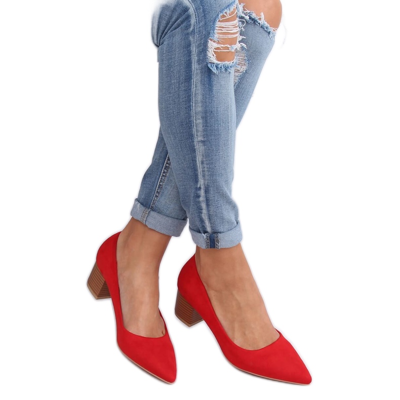 Crpke s drvenim štiklama crvene CL75P Crvene crvena