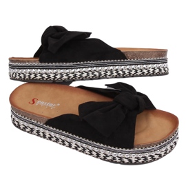 Crne ženske crne papuče LK29P Crne crna