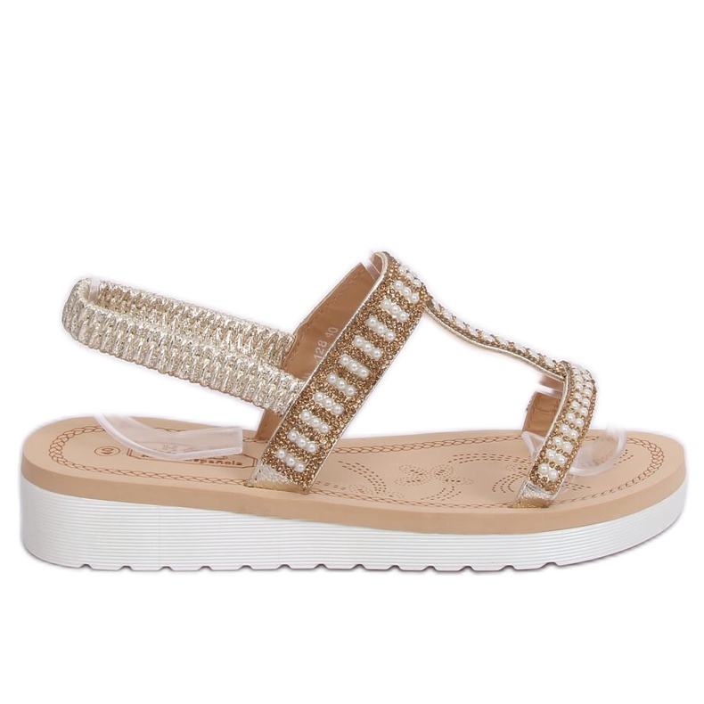 Ženske zlatne sandale HD-128 Gold zlatna