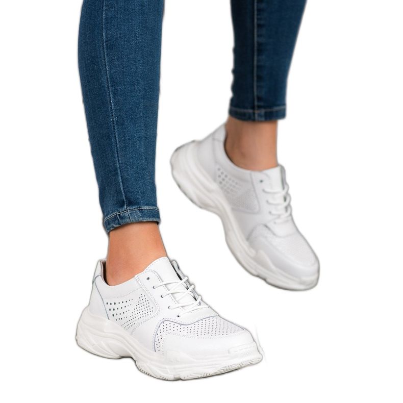 Filippo Klasične kožne tenisice bijela