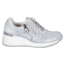 Filippo Srebrne tenisice sa sjajem siva