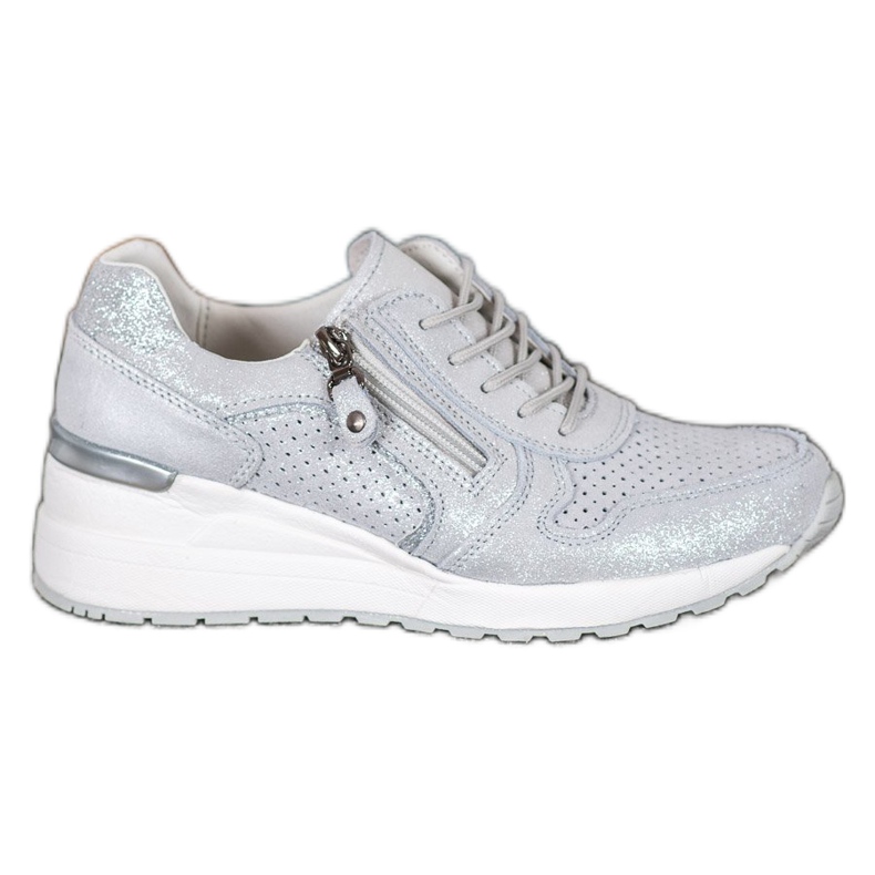 Filippo Srebrne tenisice sa sjajem siva