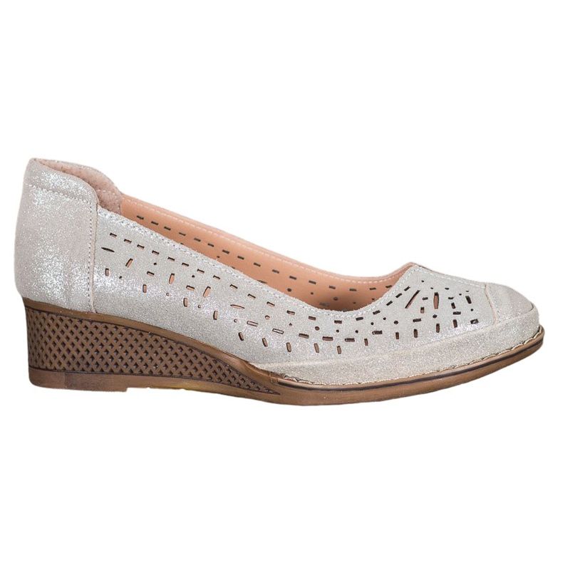 Filippo Kožne pumpe sa sjajem smeđa