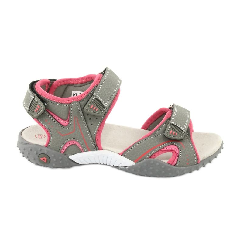 American Club Sandale Sportska koža Umetni RL26/20 Grey/Coral siva