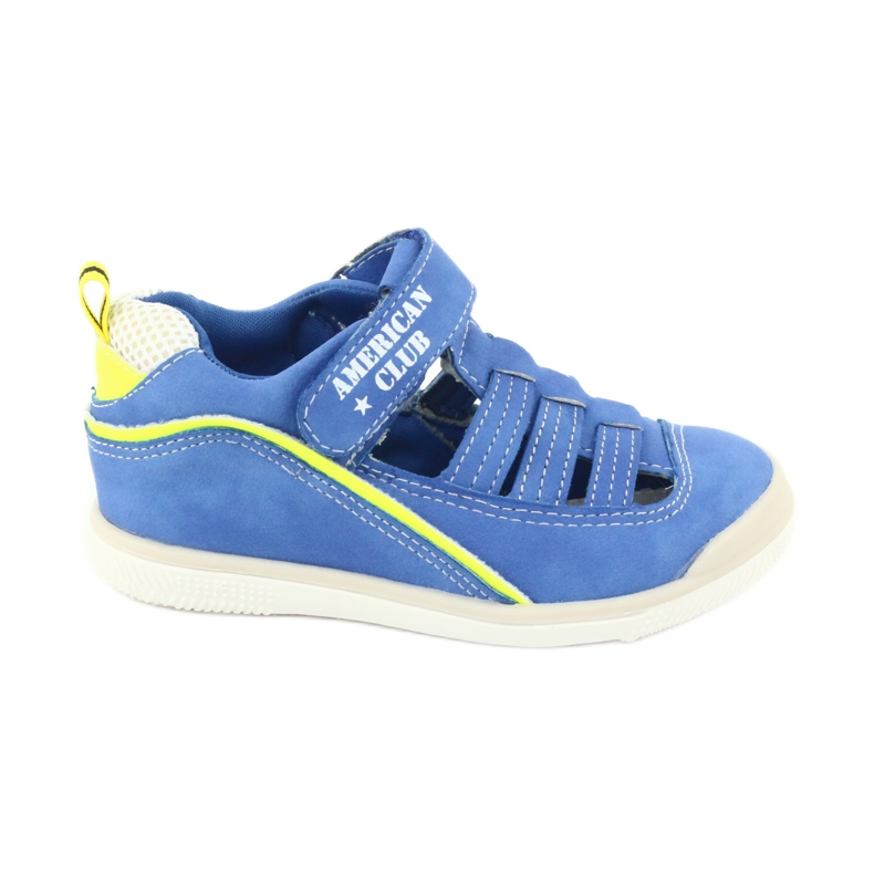 American Club Dječaci sandale kože umetni GC12/20 plavo plava
