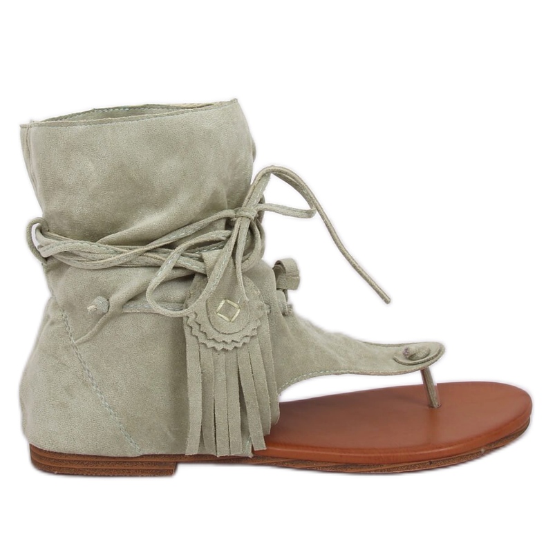 Japanke s gornjim dijelom od celadona SL1010P Zeleno zelena