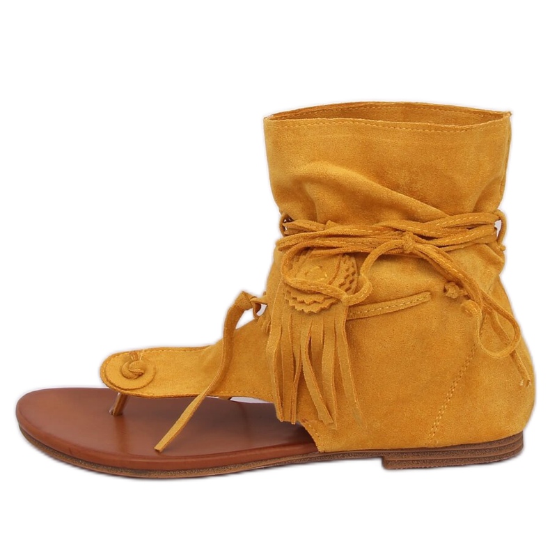 Japanke s gornjim dijelom meda SL1010P Žuta žuta boja