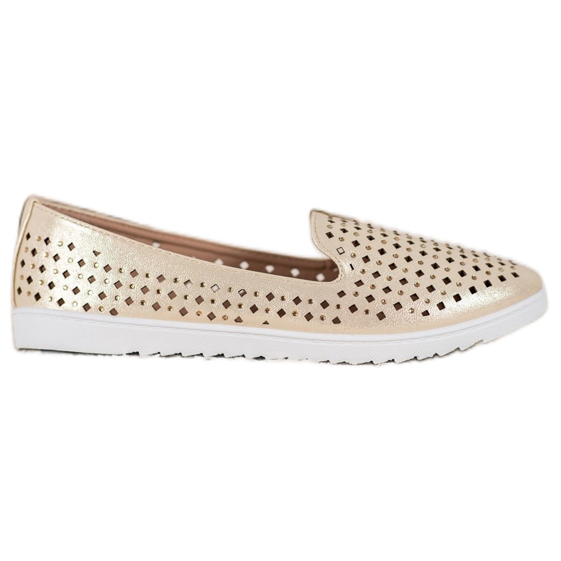 Renda Elegantni Lordovi s kristalima žuta boja