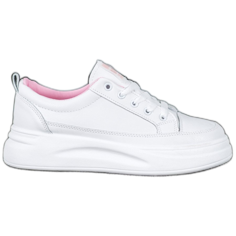 SHELOVET Tenisice na platformi The Nice Girl bijela