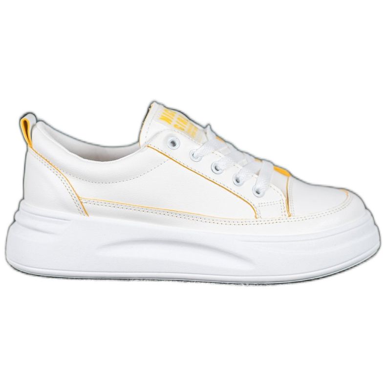 SHELOVET Tenisice na platformi The Nice Girl bijela