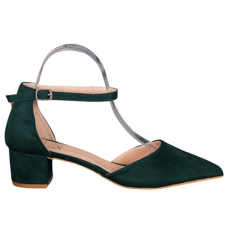 Small Swan Elegantne pumpe zelena